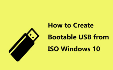 Create Bootable USB Media Device Using Windows 10 ISO Image