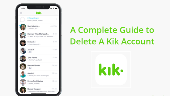 How do you temporarily and  Permanently deactivate Kik?